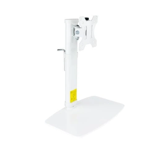 Monitor Stand - Standalone for screens up to 68.6 cm (27"), White - Ideal for optimizing space and ergonomics.