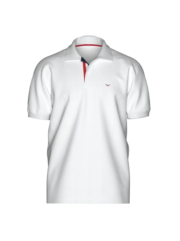 Trigema Men's 627613125 Polo Shirt, White, XL - Image 1
