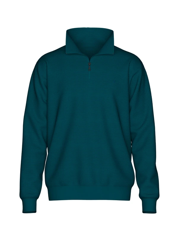 Trigema Men's 619801 Sweatshirt, Sapphire, XL