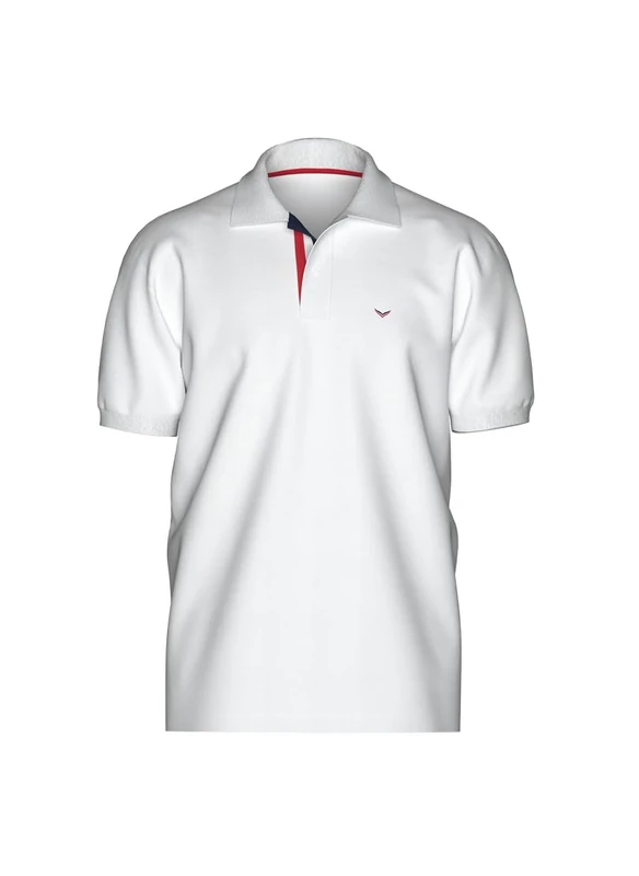 Trigema Men's 627613125 Polo Shirt, White, XXL