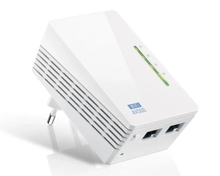 Powerline Adapter - Provides network connection via electrical wiring, up to 300Mbps Speed, one Ethernet port, easy installation.#