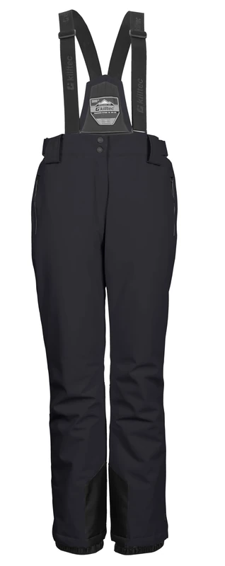killtec WMN Ski PNTS_ERIELLE 43665-000 Women's Ski Trousers with Removable Straps, Edge Protection and Snow Guard KSW 249 KG Black 19