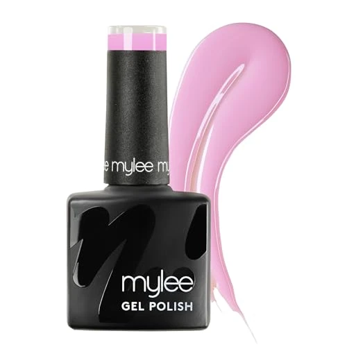 Mylee Gel Nail Polish 8ml [Fondant Fancies] - UV/LED Soak-Off Nail Art Manicure Pedicure for Professional, Salon & Home Use [Pink Range] - Long Lasting & Easy to Apply