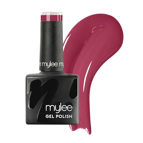 Mylee Gel Nail Polish 8ml [Solar Flare] - UV/LED Soak-Off Nail Art Manicure Pedicure for Professional, Salon & Home Use [Red Range] - Long Lasting & Easy to Apply