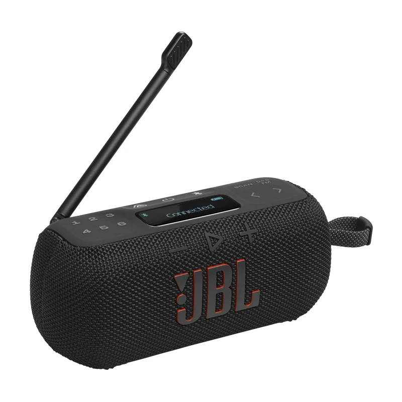 JBL Tuner 3 Portable DAB/DAB+/FM Bluetooth Radio with 6 Presets, Up to 15H Playtime, IP68 Waterproof & Dustproof, Auracast Multi-Speaker Connection, Compatible with JBL Portable App, Black