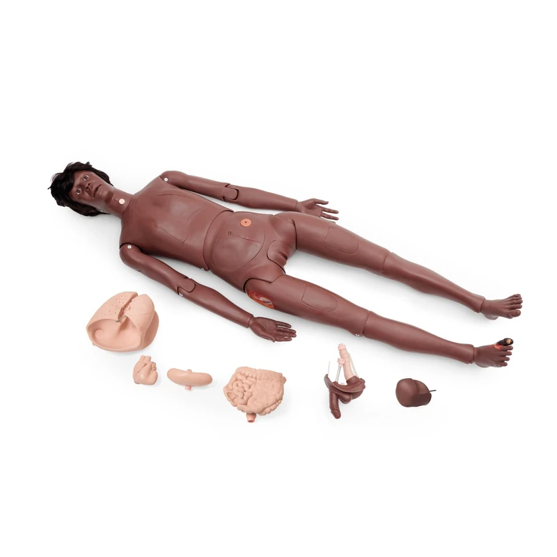 3B Scientific Patient Care Manikin PRO (Dark Skin) - Image 1