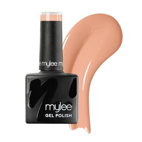Mylee Gel Nail Polish 8ml [Get It On] - UV/LED Soak-Off Nail Art Manicure Pedicure for Professional, Salon & Home Use [Nude Range] - Long Lasting & Easy to Apply