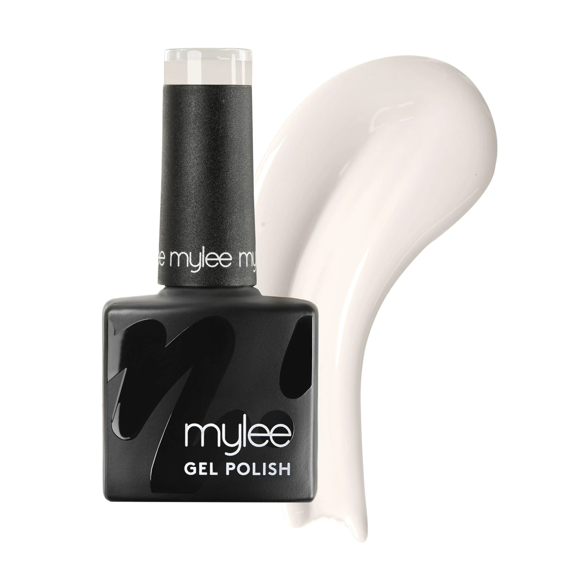 Mylee Gel Nail Polish 8ml [Luna] - UV/LED Soak-Off Nail Art Manicure Pedicure for Professional, Salon & Home Use [White Range] - Long Lasting & Easy to Apply