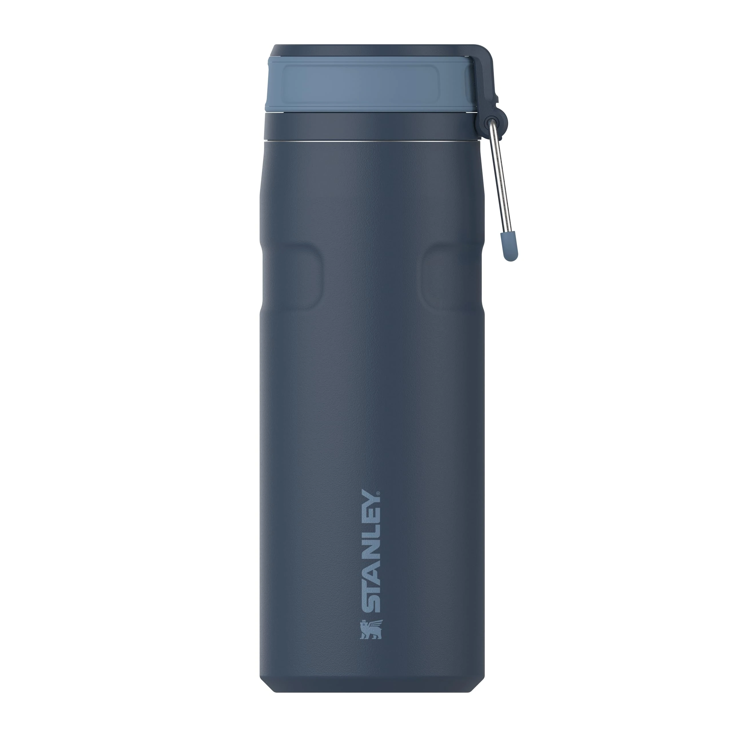 STANLEY IceFlowBottle Twist Flip 0.47L / 16oz | Navy | Cold for 8 Hours | Iced for 40hrs | Dishwasher Safe | Recycled Stainless Steel | BPA Free | Double Wall Vacuum Insulation