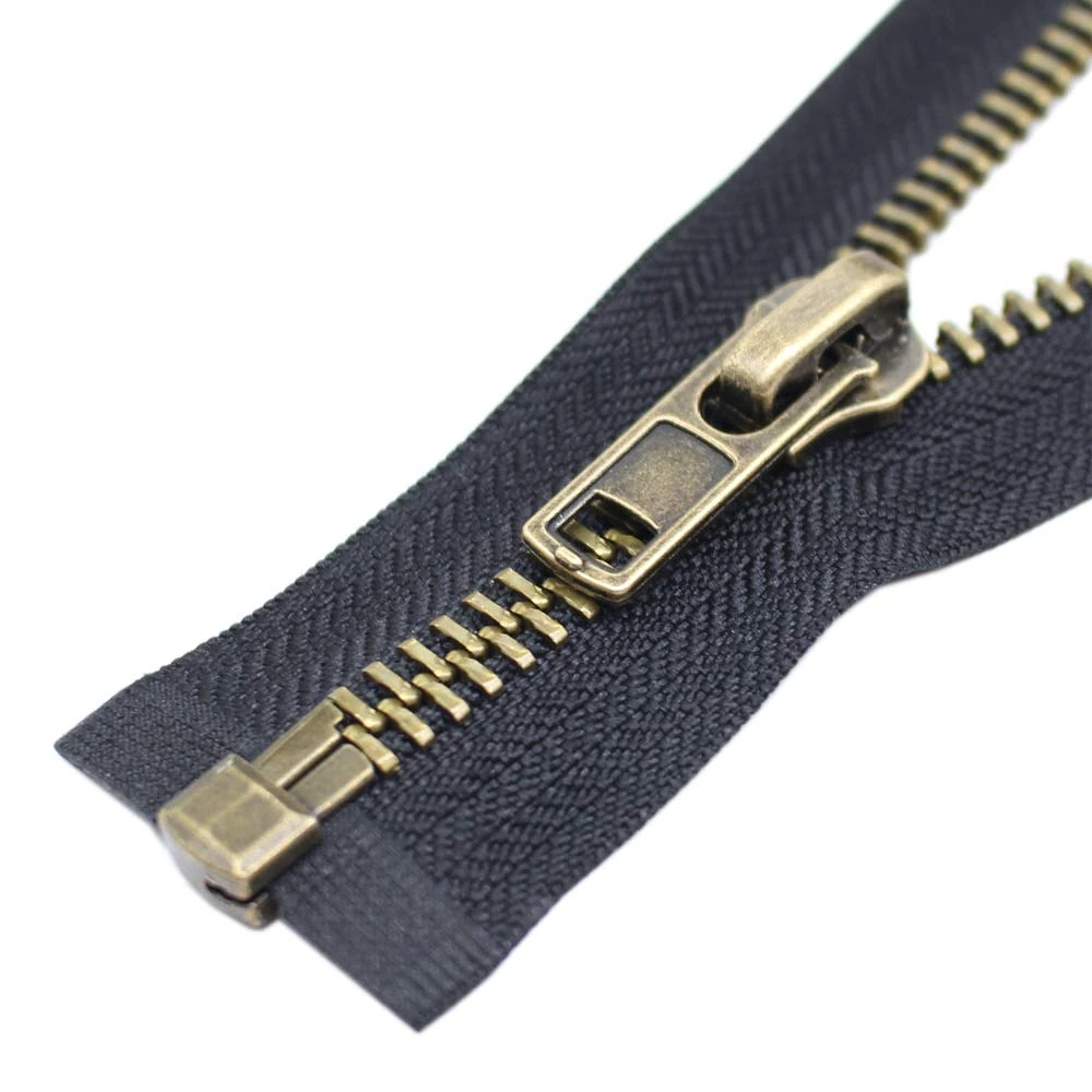 ByaHoGa 48cm #8 Large Zip Metal Zipper Separable Zipper for Jackets Sewing Coats (Bronze)