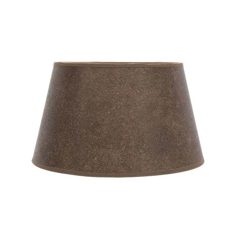 Shade - conical lampshade Made of Rust-Colored Metal, Dimensions 40x30x25 cm, Open Design That Provides a Soft and Decorative Light.