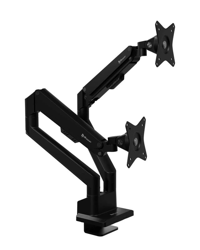 Alzare Neo Duo - Gas Spring Monitor Arm - Black