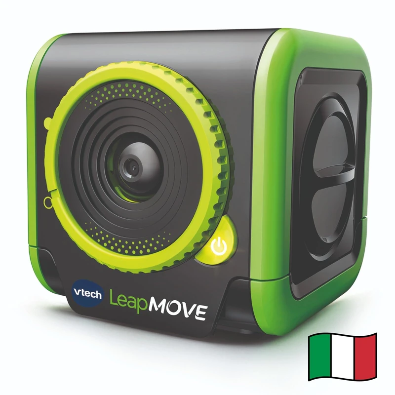 VTech LeapMove Interactive TV Console for Children, Detects Motion Without Controller, Ready to Use, 25 Educational Games, 3 Player Profiles, Italian Language, Cables Included, 4-11 Years