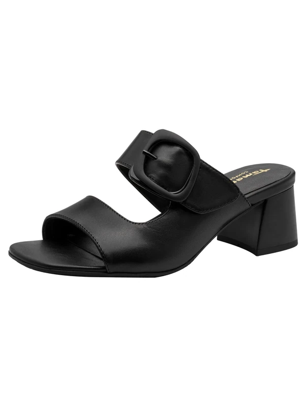 Tamaris Women's Comfort Mule Heel Platform, Black (Black Nappa), 4 UK - Image 1
