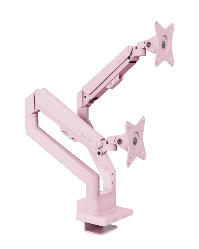 Alzare Neo Duo - Gas Spring Monitor Arm - Pink