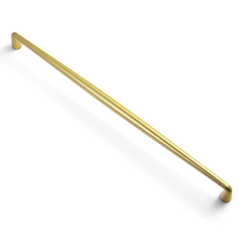 Goo-Ki Brushed Gold Zinc Alloy Cabinet Handles - 12.6''(320mm) Hole Center Affordable Luxury Cabinet Pull Hardware for Bedroom, Kitchen, 6 Pack……