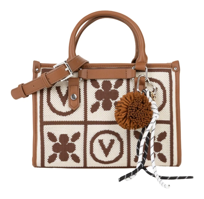 Valentino handbag cross body bag Tyle Shopping Bag Cuoio/Multicolor brown
