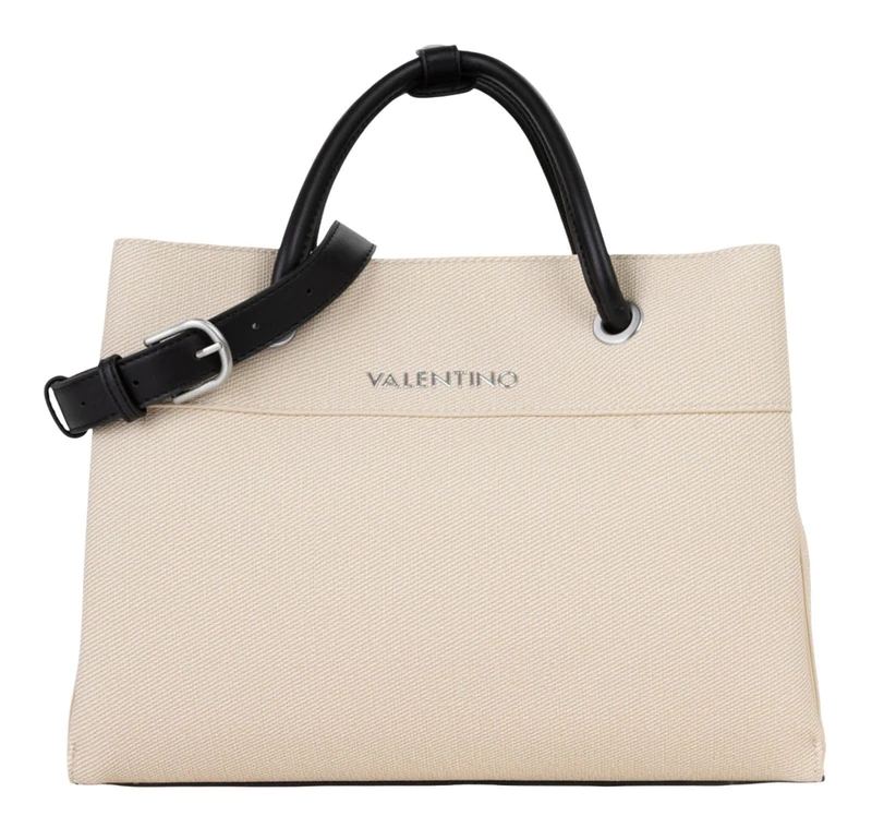 Valentino handbag shoulder bag Alexia Summer Shopping Bag Naturale/Nero beige