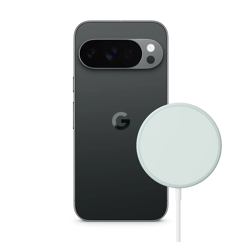 Google Pixel 10 Pro - Unlocked Android Smartphone with Gemini, Triple Rear Camera System, 24+ Hour Battery and 6.3" Super Actua Display - Obsidian, 128GB + Pixelsnap Charger