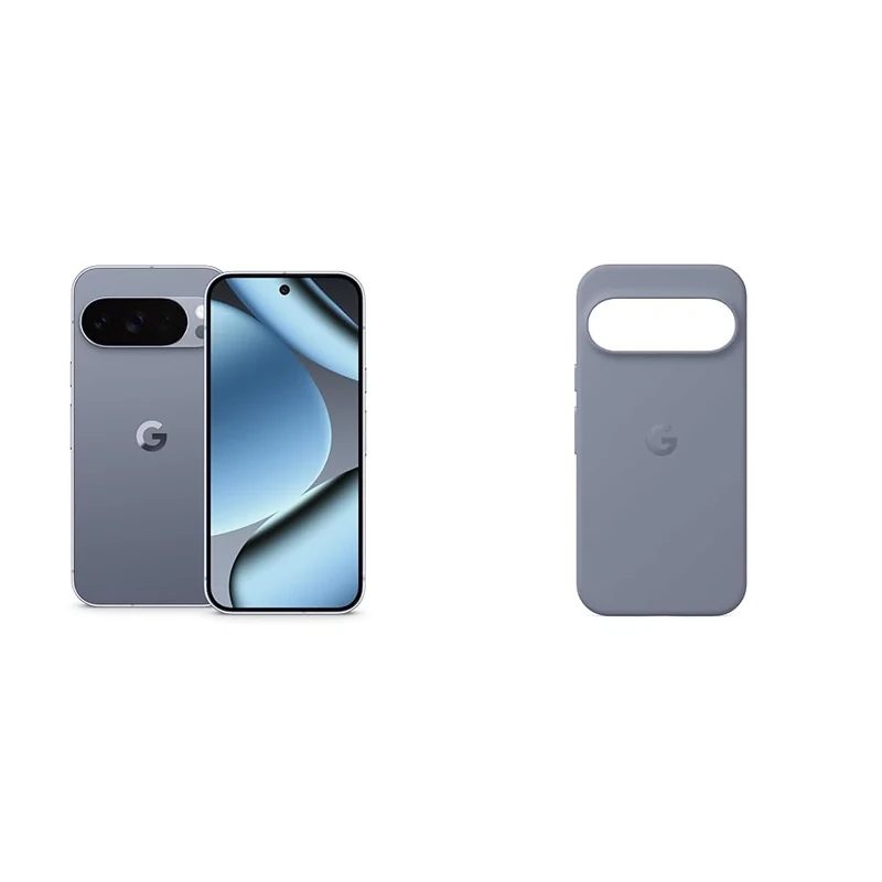 Google Pixel 10 Pro - Unlocked Android Smartphone with Gemini, Triple Rear Camera System, 24+ Hour Battery and 6.3" Super Actua Display - Moonstone, 256GB+Case