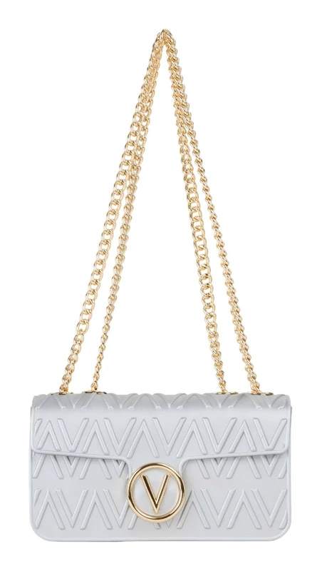 Valentino cross body bag shoulder bag Bubble Flap Bag Argento silver-coloured