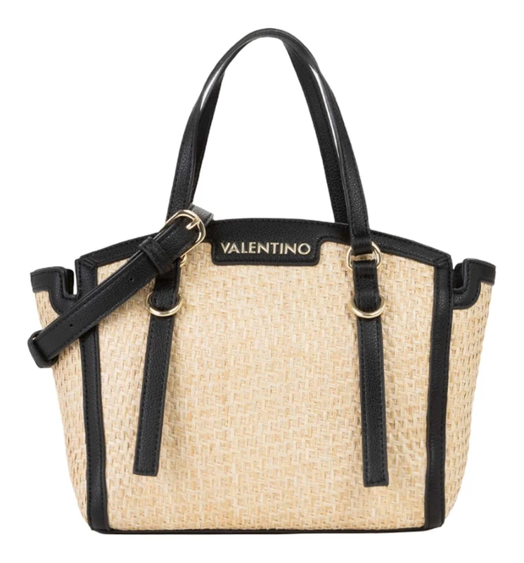 Valentino handbag cross body bag Demetra Shopping Bag Naturale/Nero black