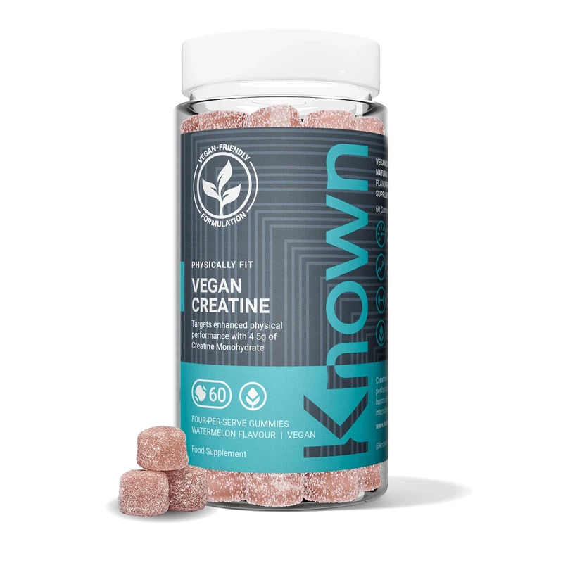 Known Vegan Creatine Gummies - 4.5g Creatine, Watermelon, 60 Chews