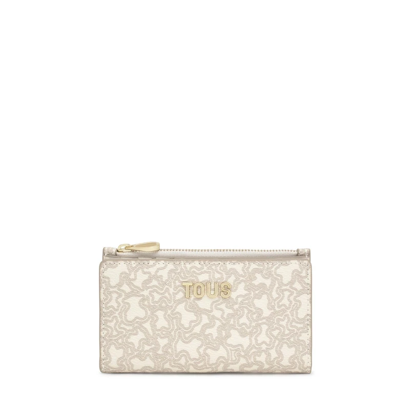 S. KAOS Mini Lines Wallet Beige