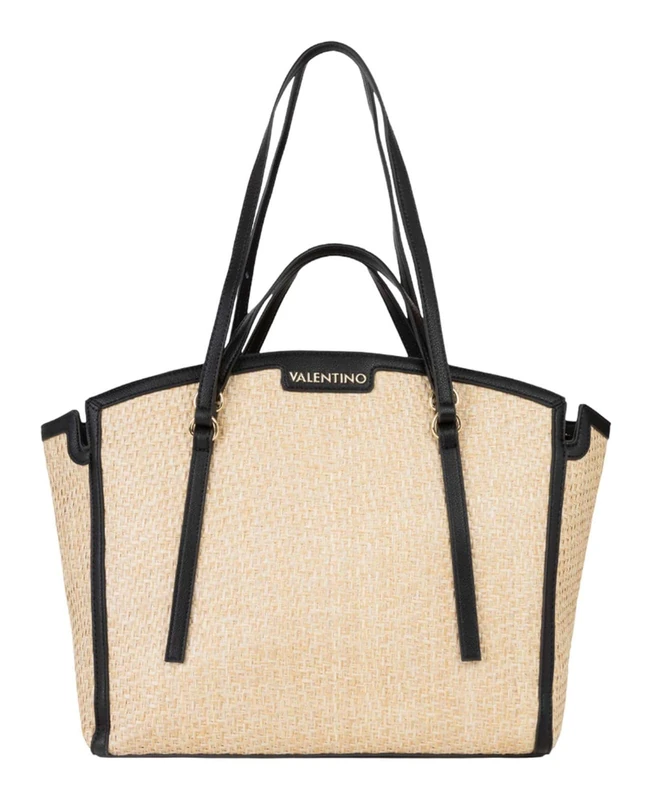 Valentino handbag cross body bag Demetra Shopping Bag Naturale/Nero black