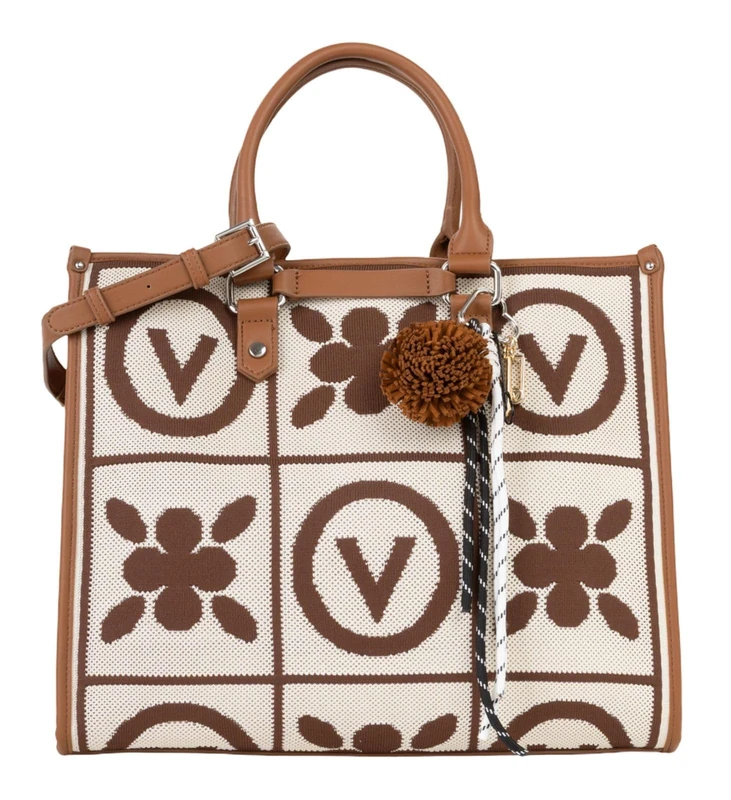 Valentino handbag shoulder bag Tyle Shopping Bag Cuoio/Multicolor brown