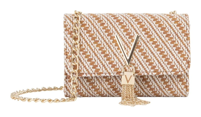 Valentino cross body bag Divina Summer Flap Bag Cuoio/Multicolor light brown - Image 1