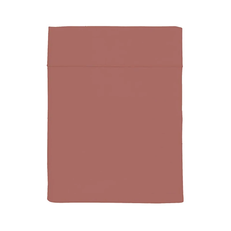 Plain Dyed Washed Cotton Percale Flat Sheet, Delicate, 270 x 300 cm, ESSIX