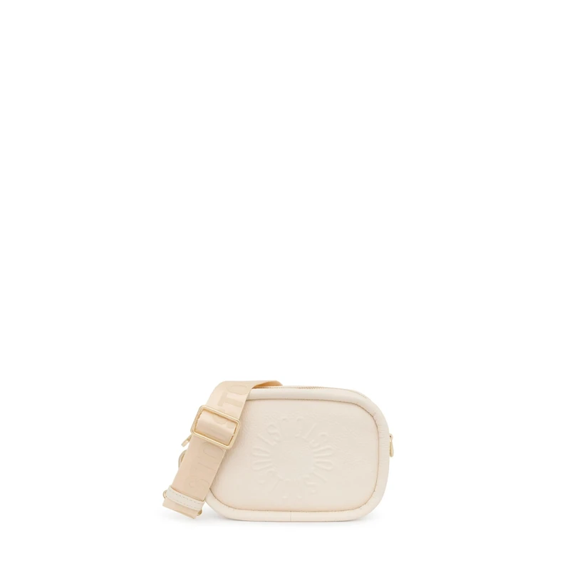 TOUS Shoulder Bag-Reporter T Miranda Beige, Women's Bag