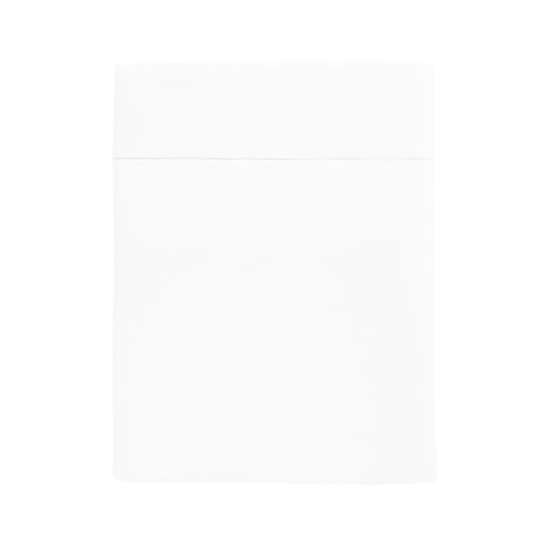 Plain Dyed Washed Cotton Percale Flat Sheet, Delicate, 270 x 300 cm, ESSIX