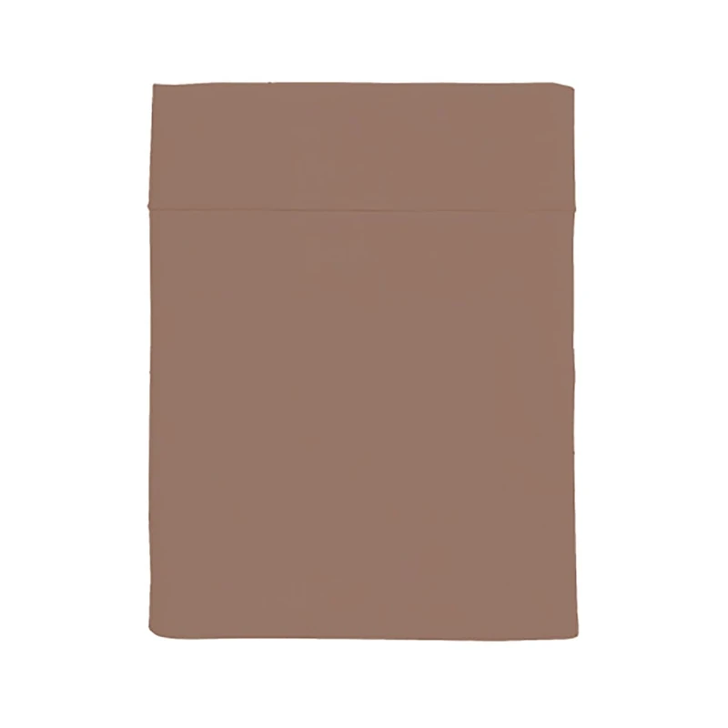 Plain Dyed Washed Cotton Percale Flat Sheet, Delicate, 270 x 300 cm, ESSIX