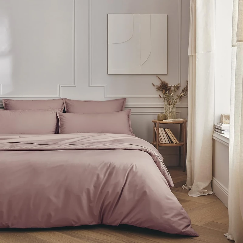 Plain Cotton Percale Duvet Cover, Premiere, 200 x 200 cm, ESSIX