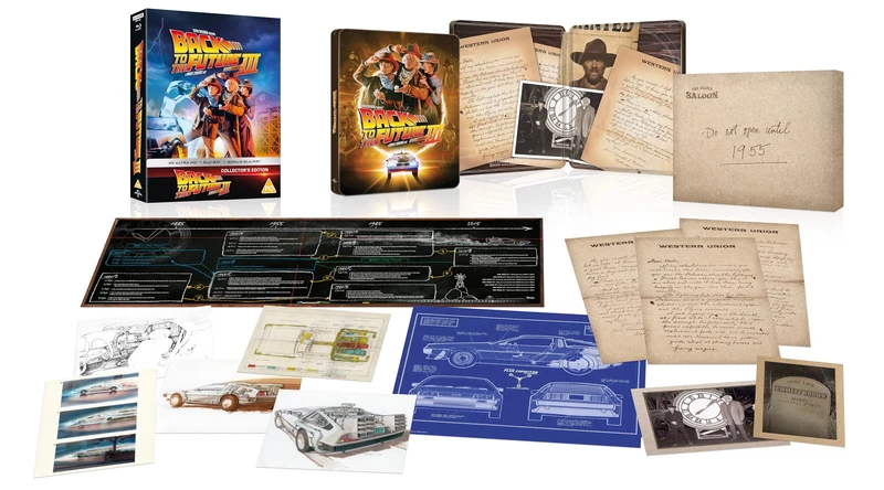 Back to the Future III [4K Ultra HD & Blu-Ray] Collector's Limited Edition Steelbook [Region B]