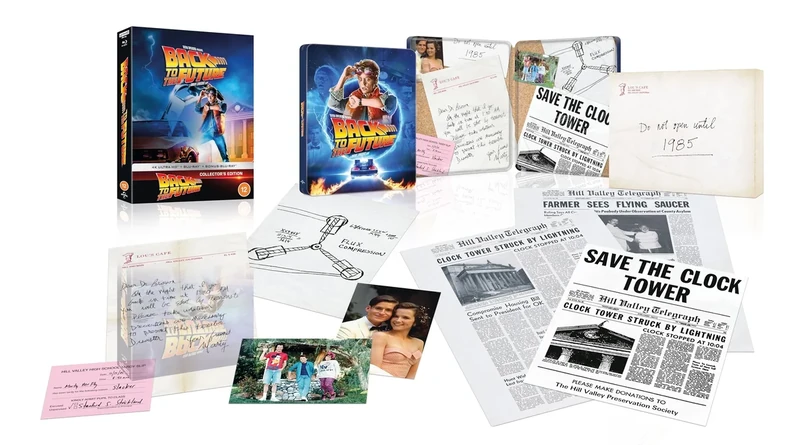 Back to the Future [4K Ultra HD & Blu-Ray] Collector's Limited Edition Steelbook [Region B]