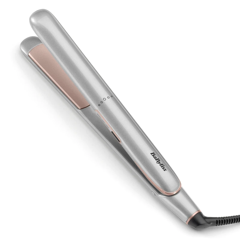 BaByliss Cosmos Hair Straighteners - Ceramic Smooth-Glide Technology, 3 Heat Settings 180-235°C, Worldwide use, Silver, ST260U