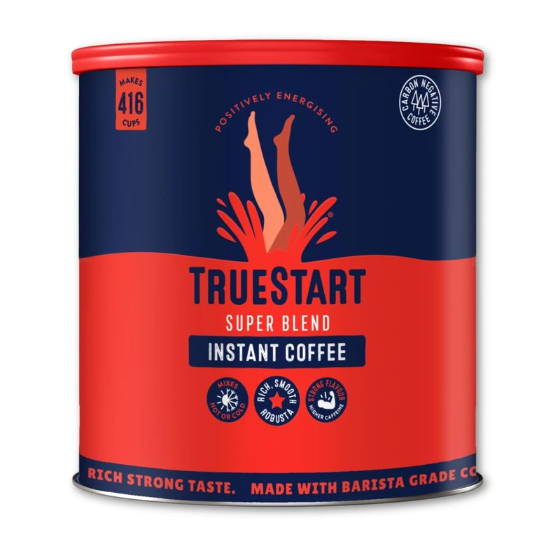 TrueStart Barista Grade Super Blend Strong Instant Coffee – (6 x 750g) Premium Freeze-Dried Coffee Granules, Mycotoxin-Free, Antioxidant Rich, Strong & Smooth with 100% Full Flavour