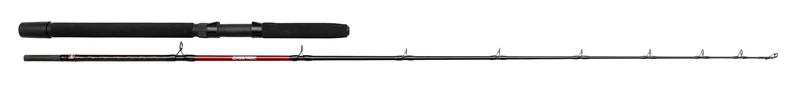 PENN Warfare Light Trolling Rod | Lightweight Ergonomic EVA Handle | Heavy-Duty Reel Seat & Durable ABS Gimbal | Saltwater Fishing for Tuna, Mackerel & Kingfish | Moderate, 2.13m, 6-12lb