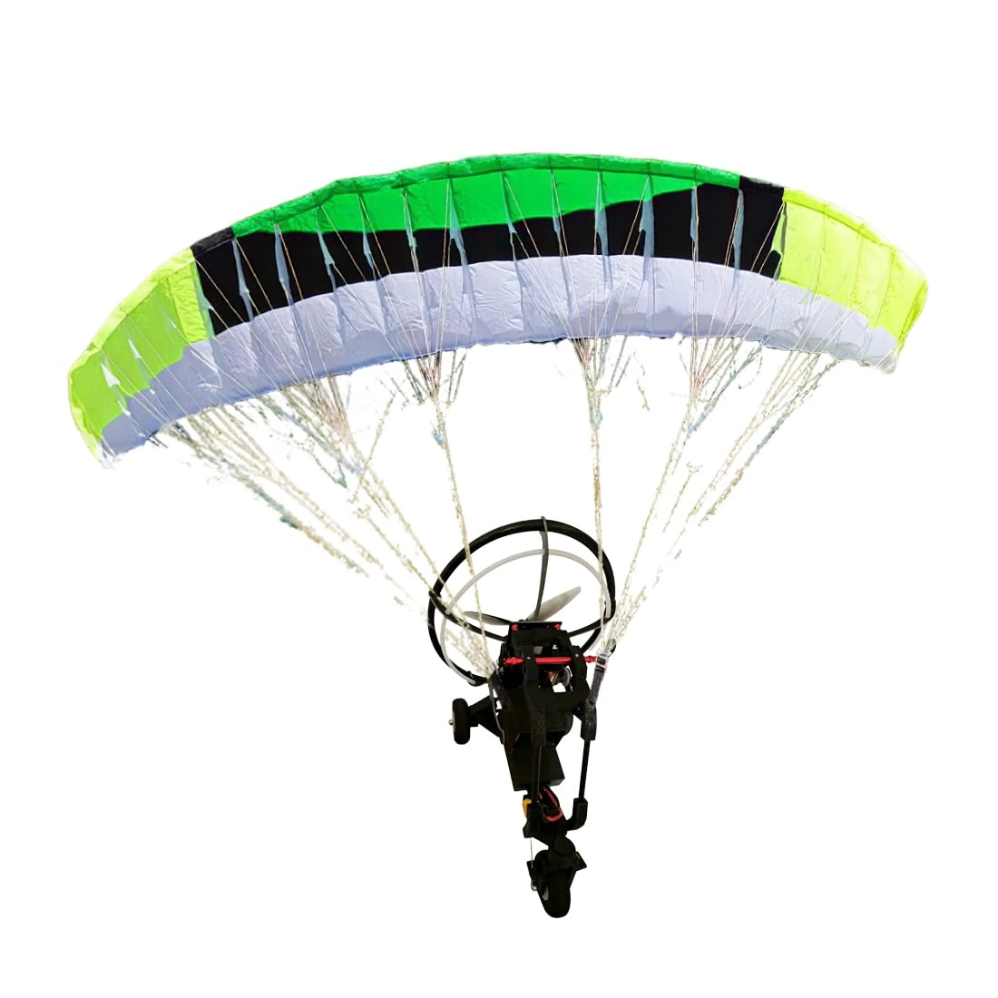 ToyGhillied 2.4G RC Electric Stunt Mini Paraglider, 180cm Wingspan High-Altitude Stunt Flight RC Airplane Model, Nylon Fabric Paraglider, Color Random (RTF Version)