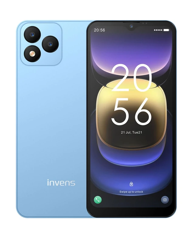 invens NOTE TK01 - 6.52" Display, 4GB, 4250mAh, 16MP Camera - Blue