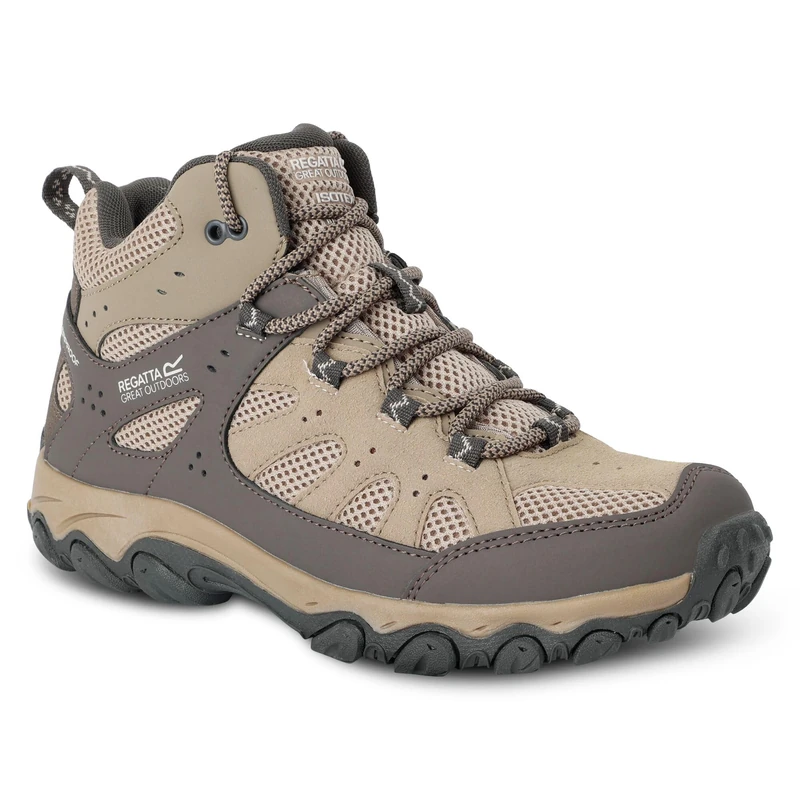 Regatta Womens Edgepoint IV Mid Walking Ankle Boots Water Resistant Cushioned Hiking Footwear