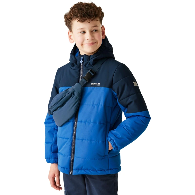 Regatta Kids Lofthouse Insulated Jacket Water Repellent Reflective Trims Winter Coat
