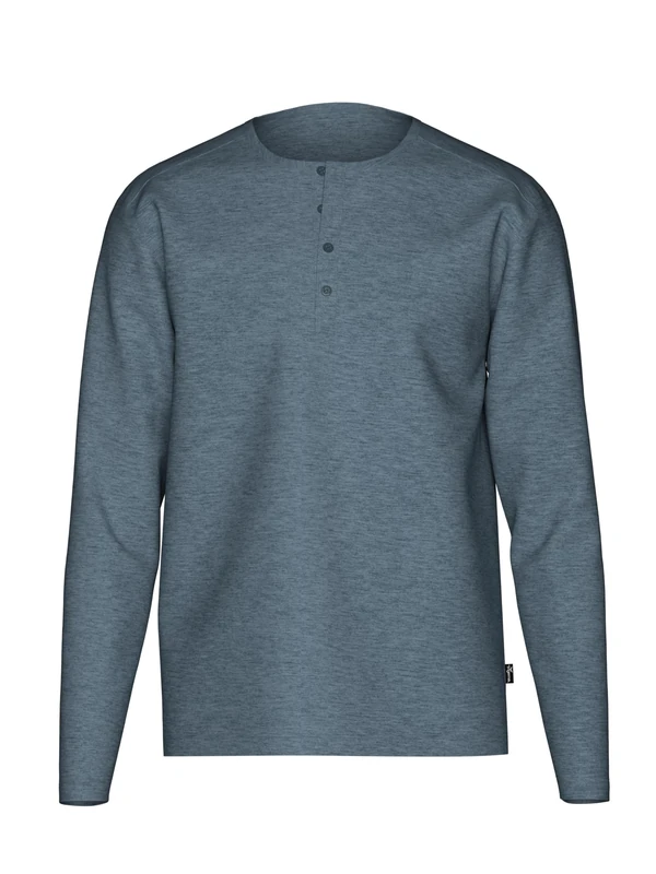 Trigema Men's 637504 Sweatshirt, Stone Grey Melange, M