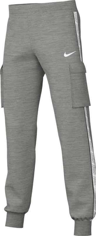 Nike Kids Club+ FLC Pants, Dk Grey Heather/Base Grey/Whit, 10/12 Years