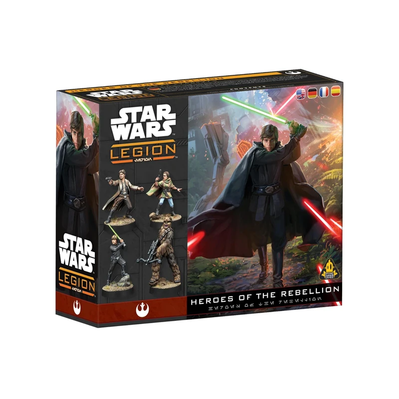 Asmodee | Star Wars: Legion - Heroes of the Rebellion Character Pack | Board Game | Ages 14+ | 2 Players | 90+ Minutes Playing Time