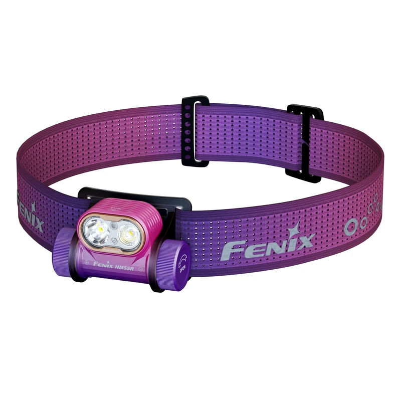 Fenix HM55R Nebula Rechargeable Compact Outdoor Headlamp | 1200 Lumen | 175m | 141+ Hrs Max | White Spot and Flood Beams | 5lm Red Beam | Single Button Operation | IP68
