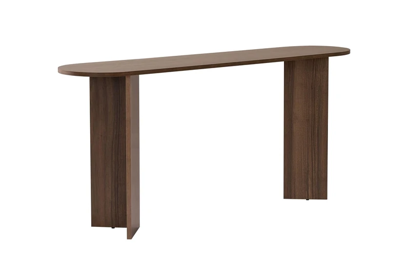Elegant Walnut Sideboard, 150 cm x 75 cm x 35 cm, 100% Melamine Coated Particle Board, 18 mm Thick, Stylish Storage Solution for Modern Homes - Image 1